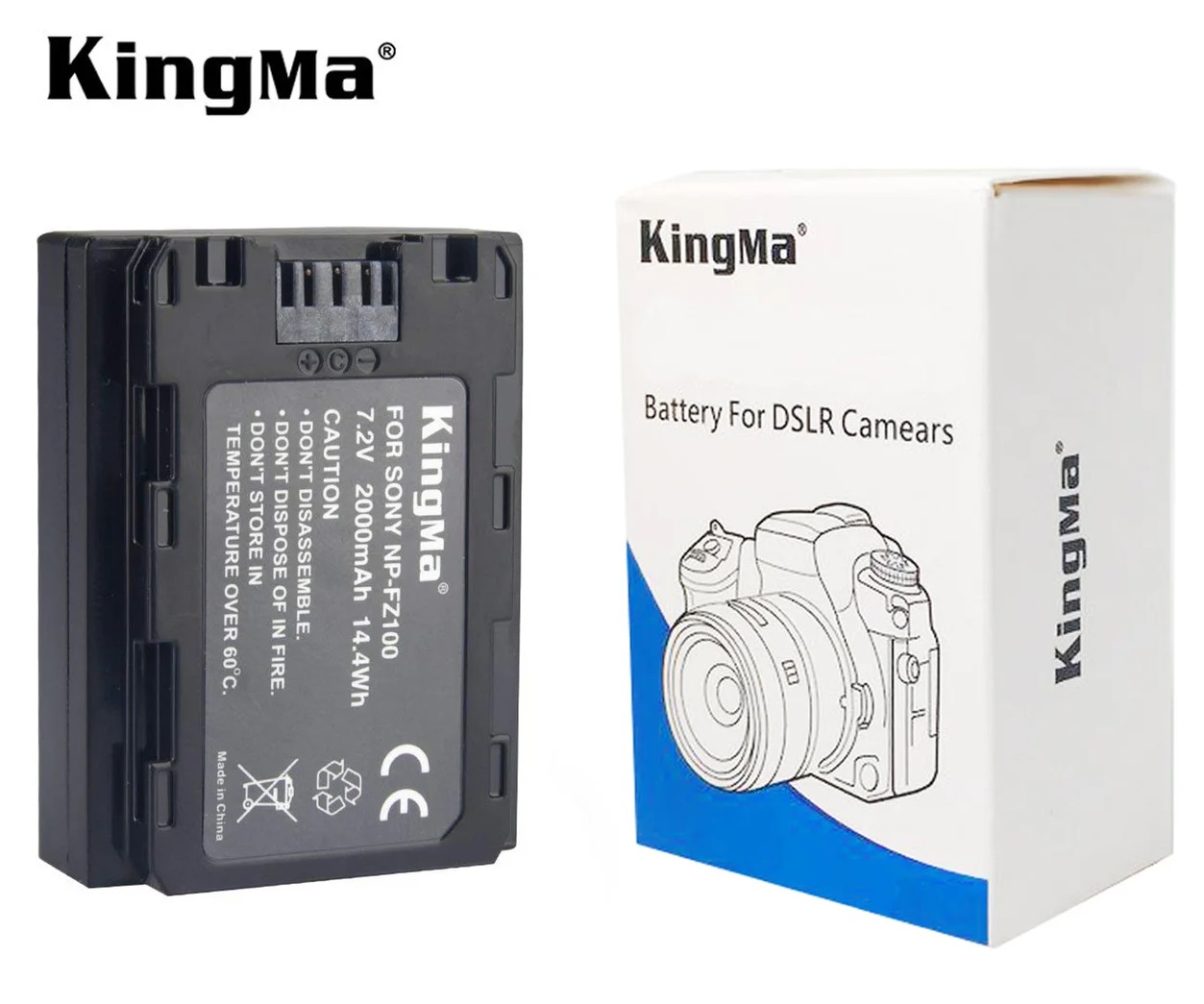 Combo 1 pin 1 sạc đôi Kingma for Sony NP-FZ100 - Hàng chính hãng