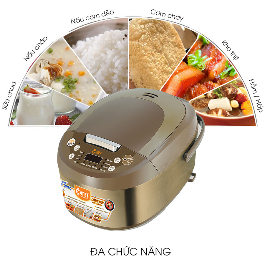Nồi Cơm Điện Tử Comet CM8087 - Hàng chính hãng
