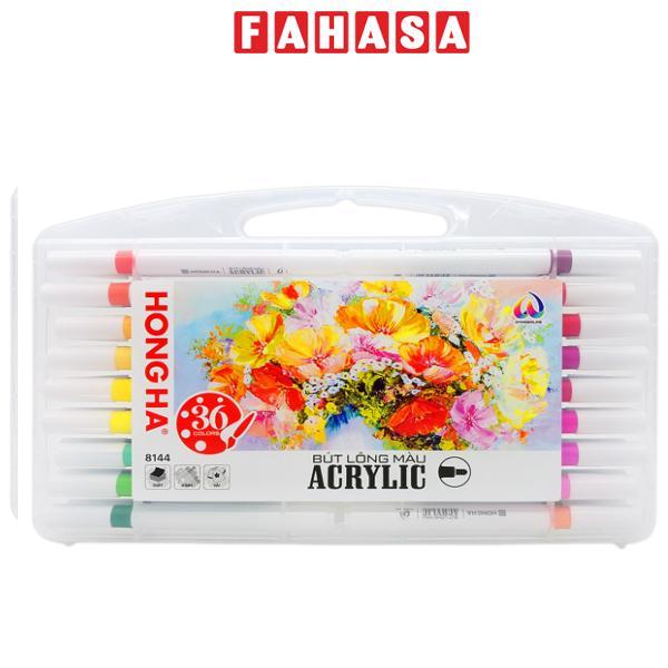 Hộp 36 Bút Lông Màu Acrylic - Hồng Hà 8144
