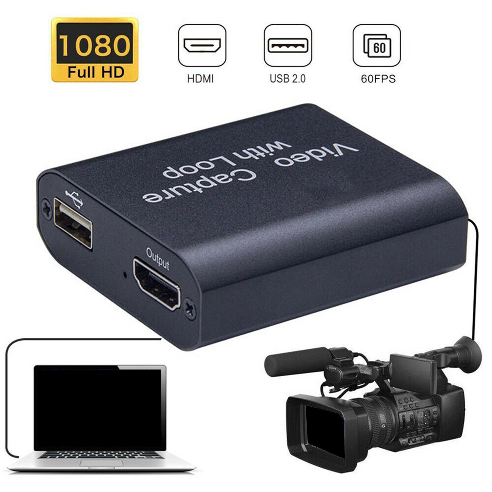 USB 3.0 Video Capture Card Directly to Computer for Live Broadcasting
