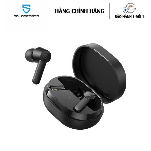 Tai Nghe Bluetooth Earbuds SoundPeats Q Trang bị 4 micro cùng công nghệ chống ồn cVc - Hàng Chính Hãng