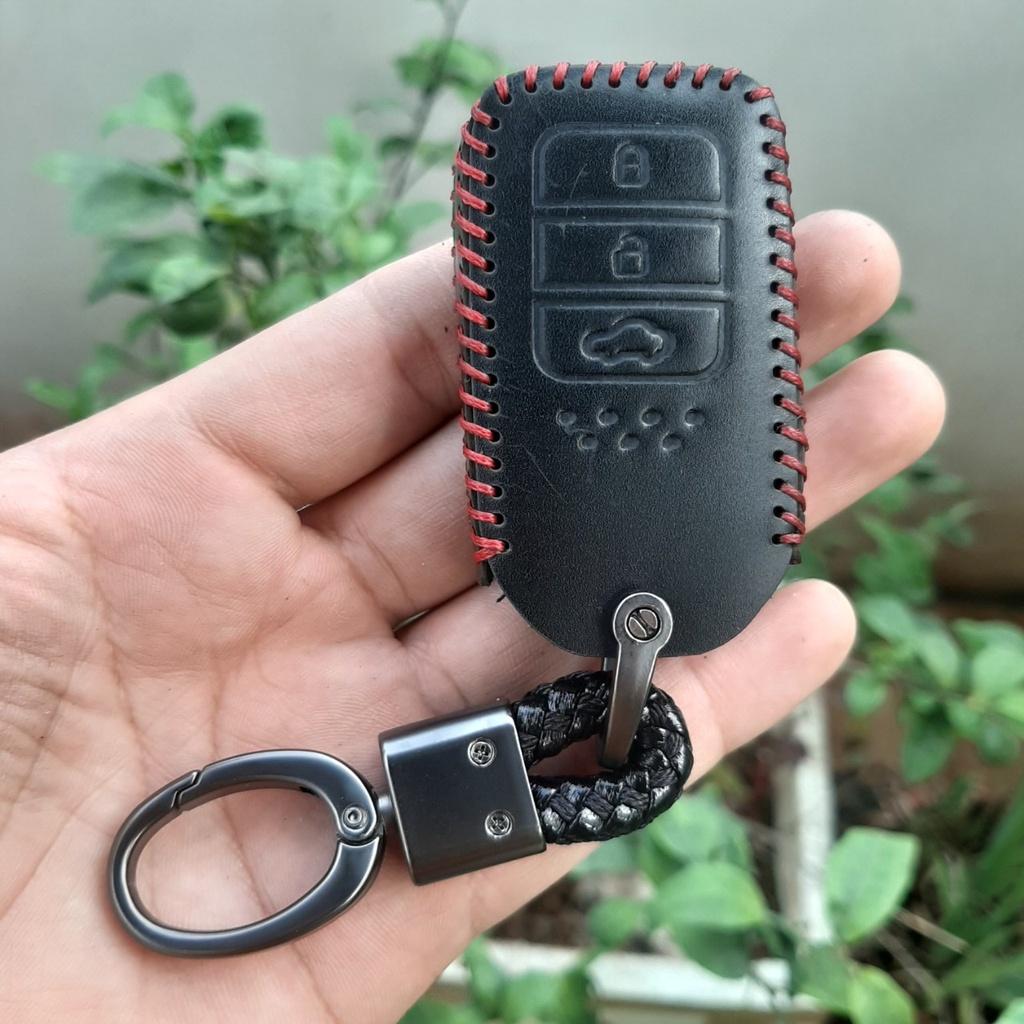 Bao Da Chìa Khóa Honda CRV, City, Civic . Da Bò Nhập Khẩu ITALIA, Khắc Tên + Số ĐT Chủ Xe.