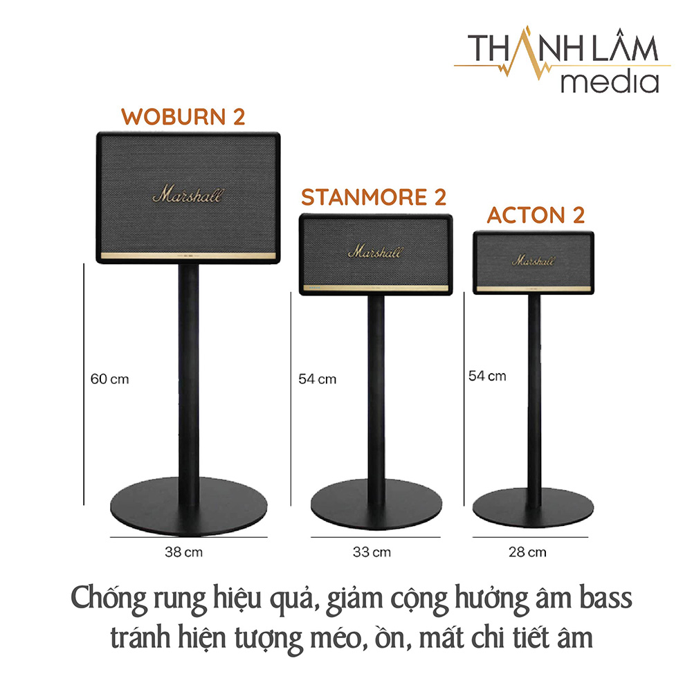 Chân loa đứng cho loa Marshall | Marshall Stand decor phòng khách