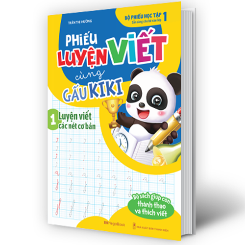 Phiếu Luyện Viết Cùng Gấu Kiki 1. Luyện Viết Các Nét Cơ Bản