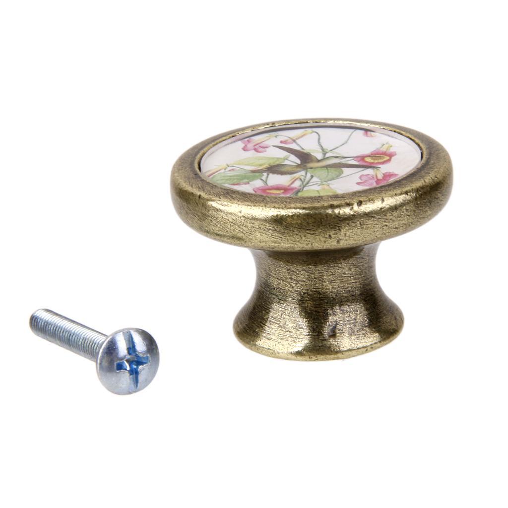 4-8pack Assorted Vintage Brass Wardrobe Cabinet Door Cupboard Drawer Handle Knob