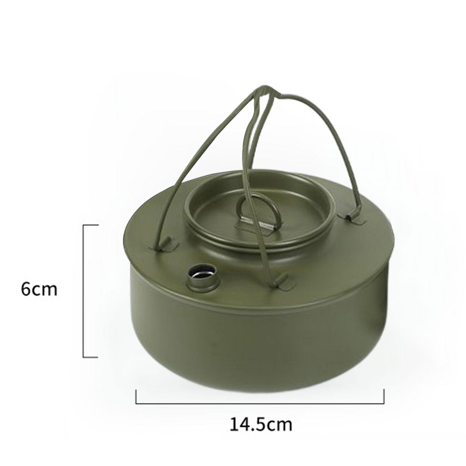 Camping Kettle Teapot Camping Cookware Outdoor Kettle for RV Outdoor Hiking