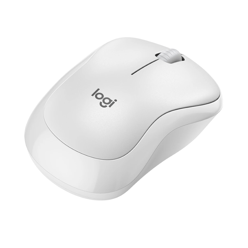 Chuột Không dây Silent Logitech M240 [TRẮNG] (Bluetooth + Wireless Logi Bolt) - Hàng chính hãng DigiWorld phân phối