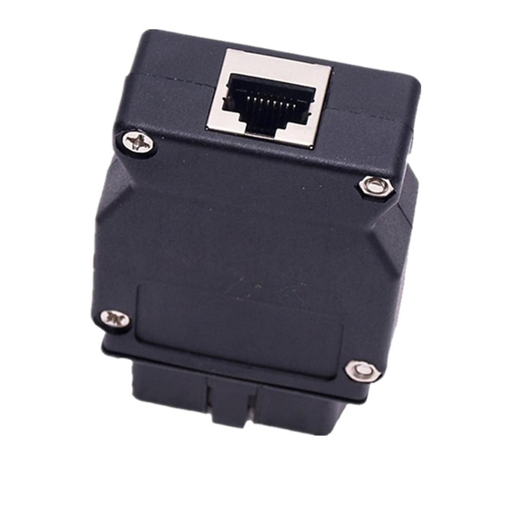 Đảm bảo chất lượng tại chỗ máy dò enet giao diện cáp mạng 16Pin Cáp cáp mạng Kết nối cắm cắm OBD cáp mạng có thể được chải và ẩn