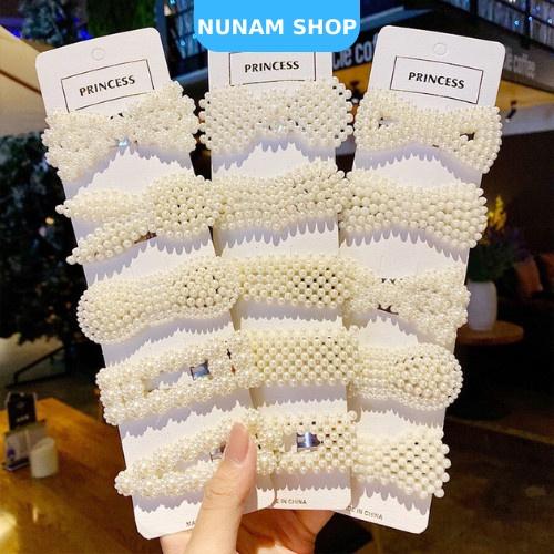 Kẹp tóc ng.ọc trai hot trend hàn quốc phong cách tiểu thư Nunam Shop