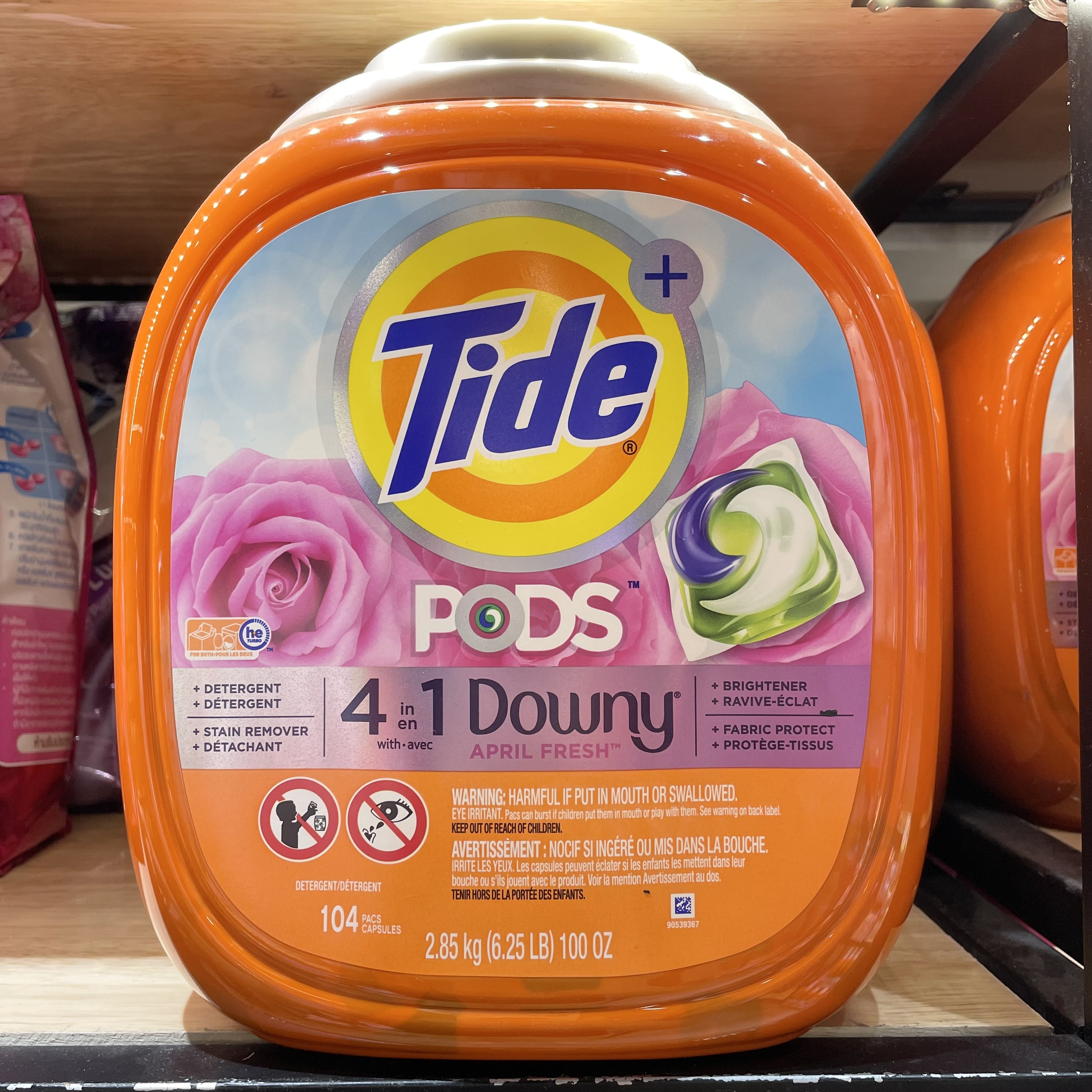 Viên Giặt Tide Pods 4in1 Downy April Fresh 104 viên 2.85kg Hàng Nhập Mỹ