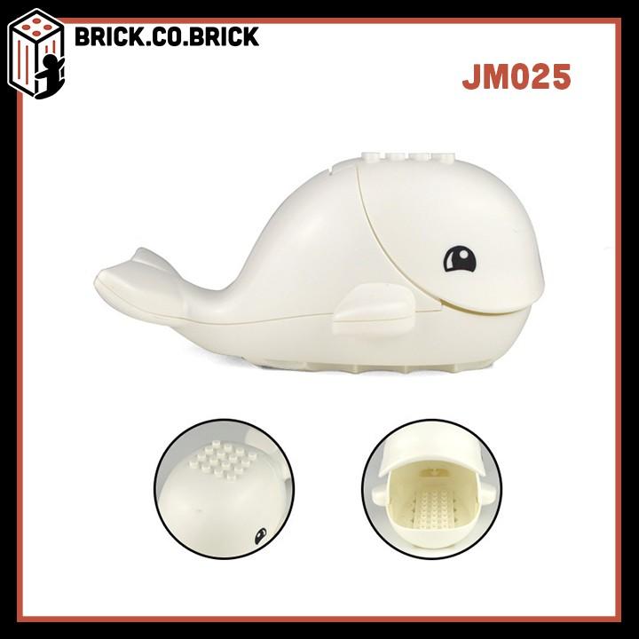 Đồ chơi Lắp ráp Mô hình Động vật Cá voi biển Whale JM025-026 - JM025