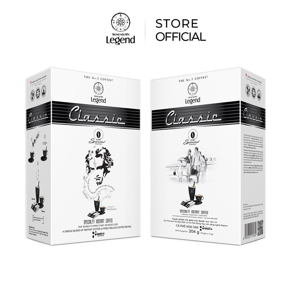 Combo 2 Hộp Cà Phê Sữa Hòa Tan - Legend Classic - Hộp 12 gói - Trung Nguyên Legend