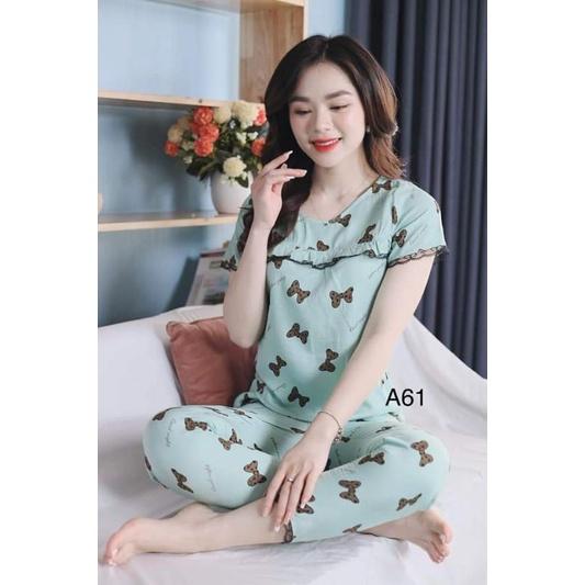 Quần áo mặc nhà lụa hàn mềm nhẹ mát cao cấp