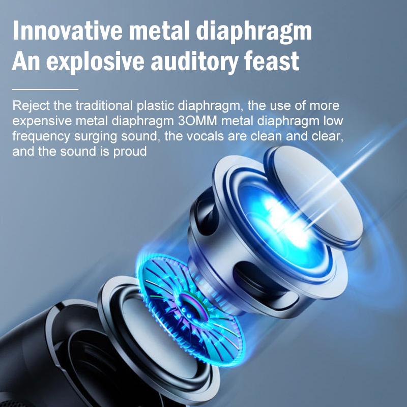 Loa Bluetooth không dây chất lượng âm thanh cao thẻ loa đôi di động nhỏ hộ gia đình ngoài trời loa siêu trầm lớn Màu sắc: Xanh cỏ