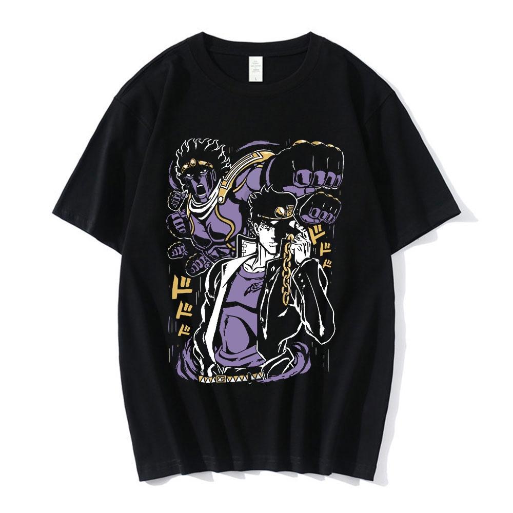 HOT Áo Phông Anime Jojo Bizarre Adventure T Shirt Jotaro Star Platinum Manga mẫu mới cực chât