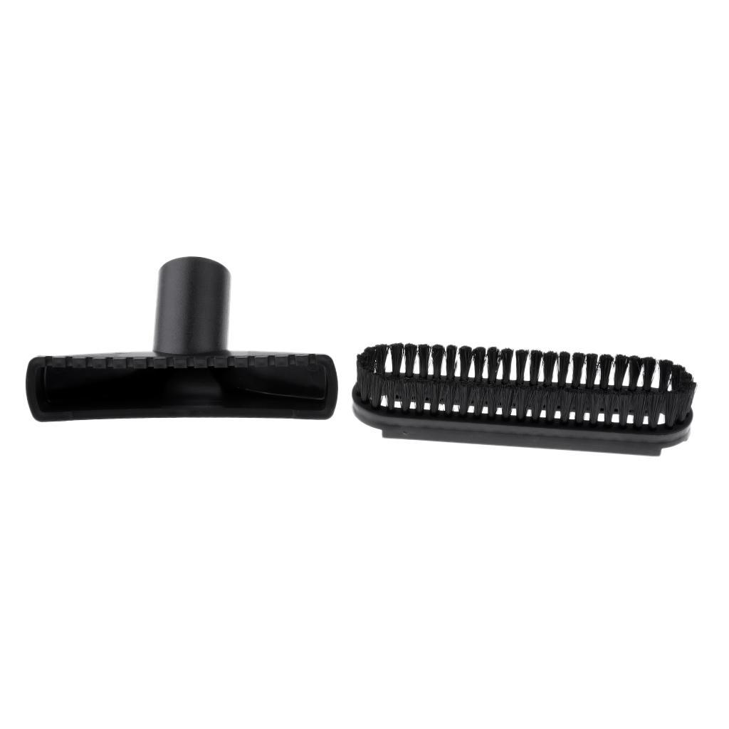 Set 2-piece 32mm/1.25" Detachable Vacuum Bristle Dust Brush Power Nozzle