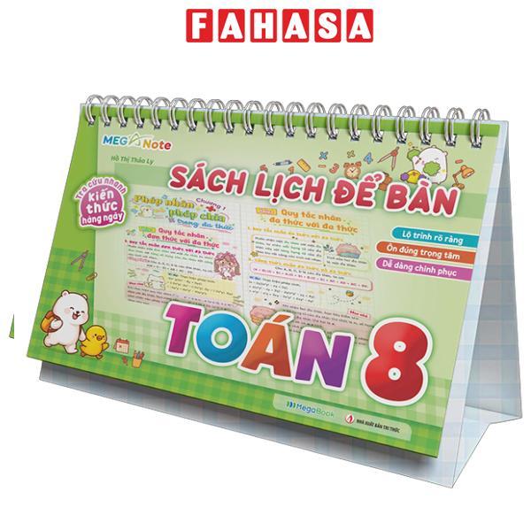 Sách - Sách Lịch Để Bàn - Tra Cứu Nhanh Kiến Thức Hàng Ngày - Toán 8