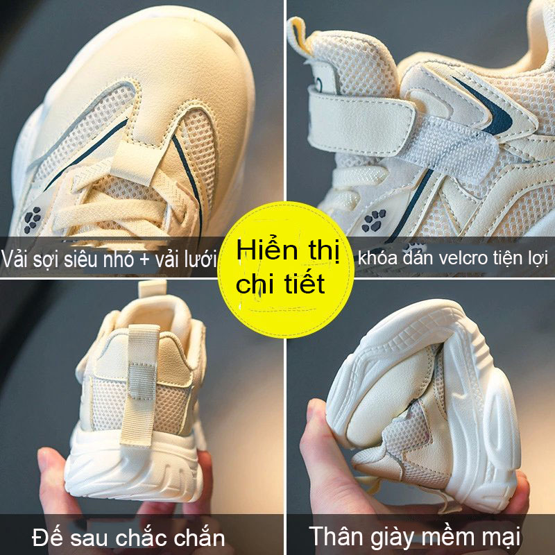 Giày trẻ em nam nữ dệt kim phong cách mới Hàn Quốc ôm chân êm ái H9581