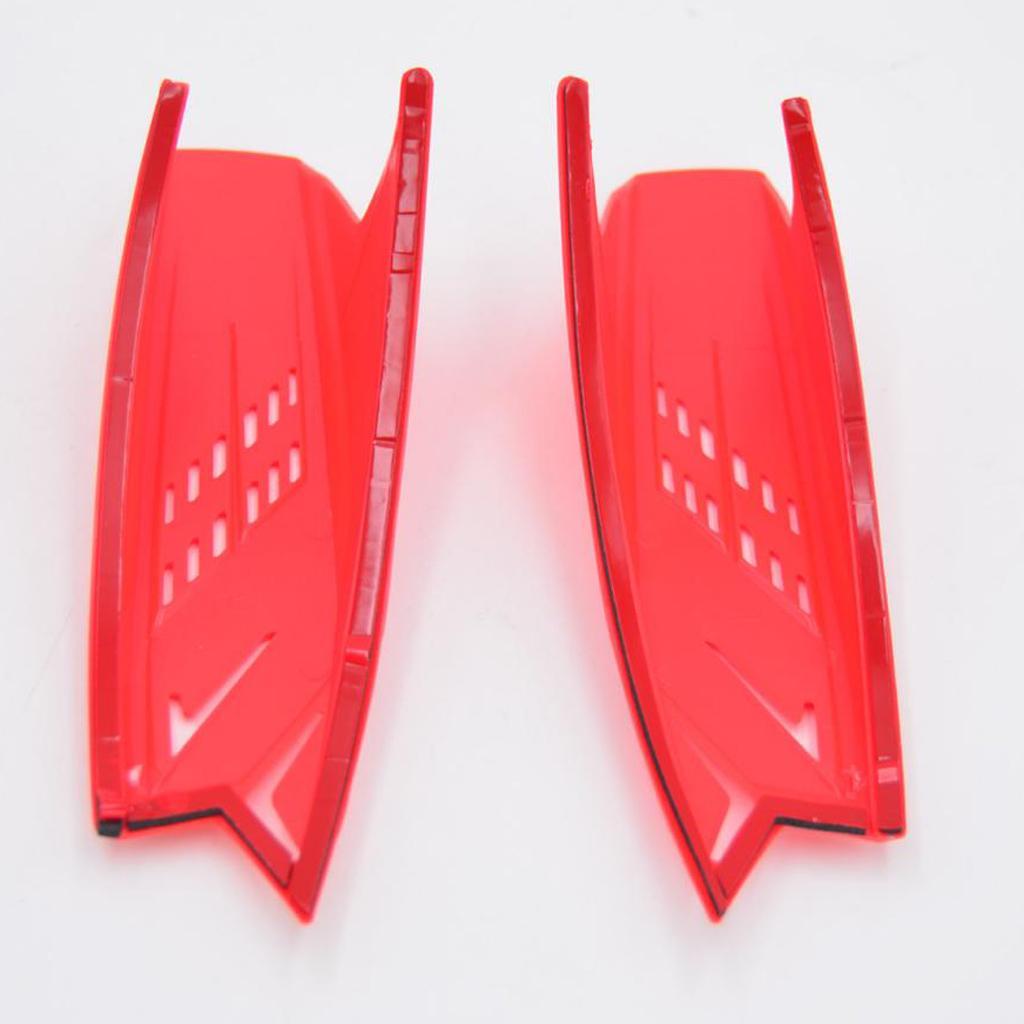 2Pcs Red Modification Accessories Protective Decor Motorcycle Horns
