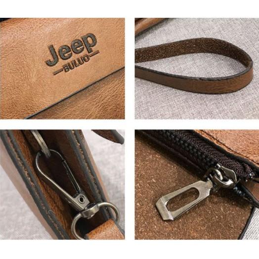 VÍ CẦM TAY JEEP BULUO NAM NỮ CHẤT DA CAO CẤP , VÍ DOANH NHÂN SANG TRỌNG ĐẲNG CẤP