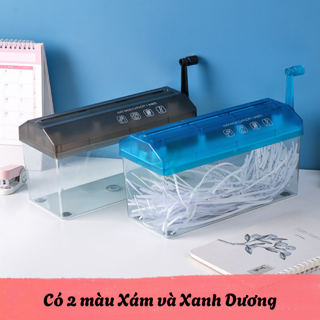 Máy huỷ tài liệu - Máy cắt giấy Shredder A4, A6, USB cắt tự động phù hợp cho văn phòng gia đình Phù hợp cho văn phòng, trường học hoặc gia đình sử dụng
