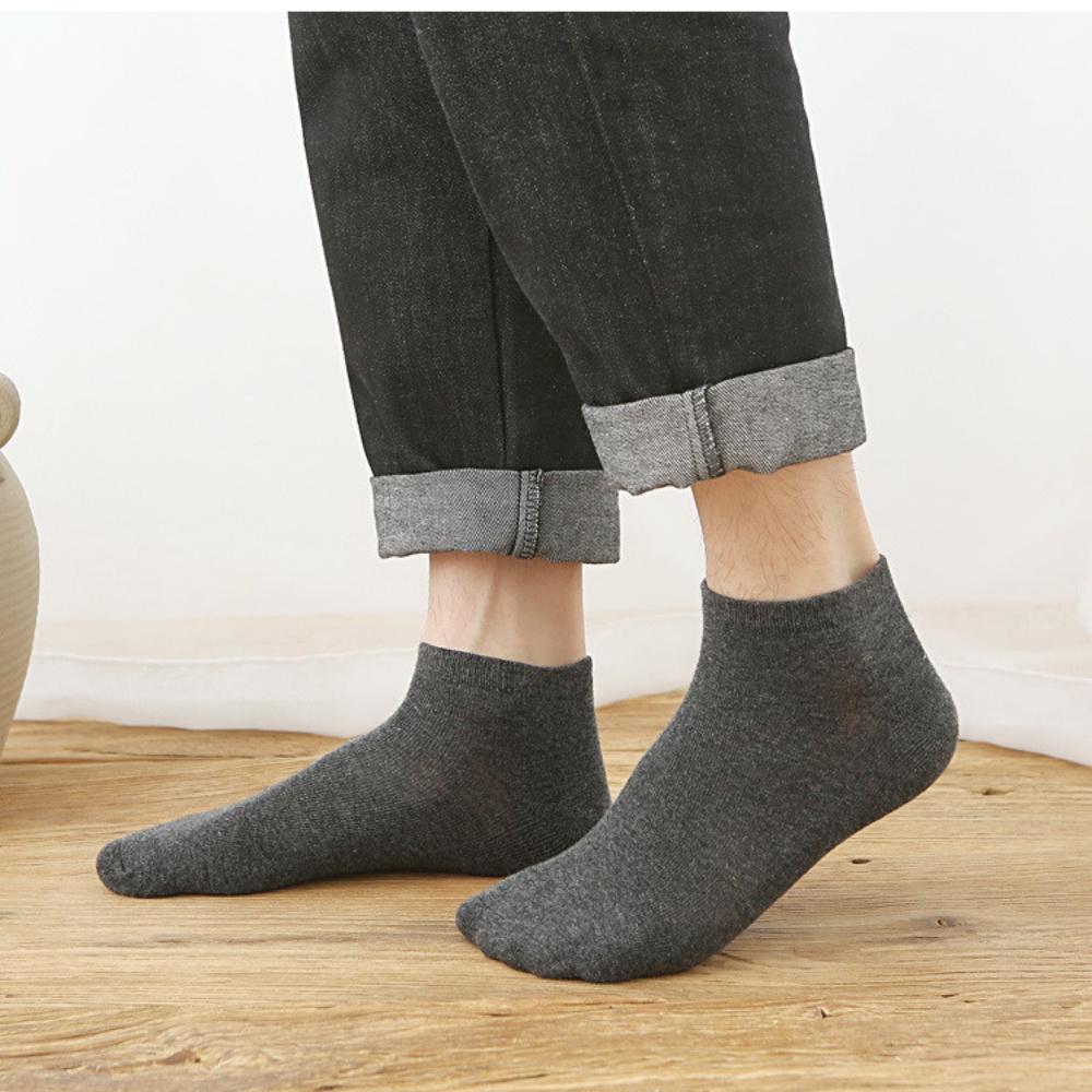 Tất nam cổ ngắn cao cấp cotton chống hôi chân