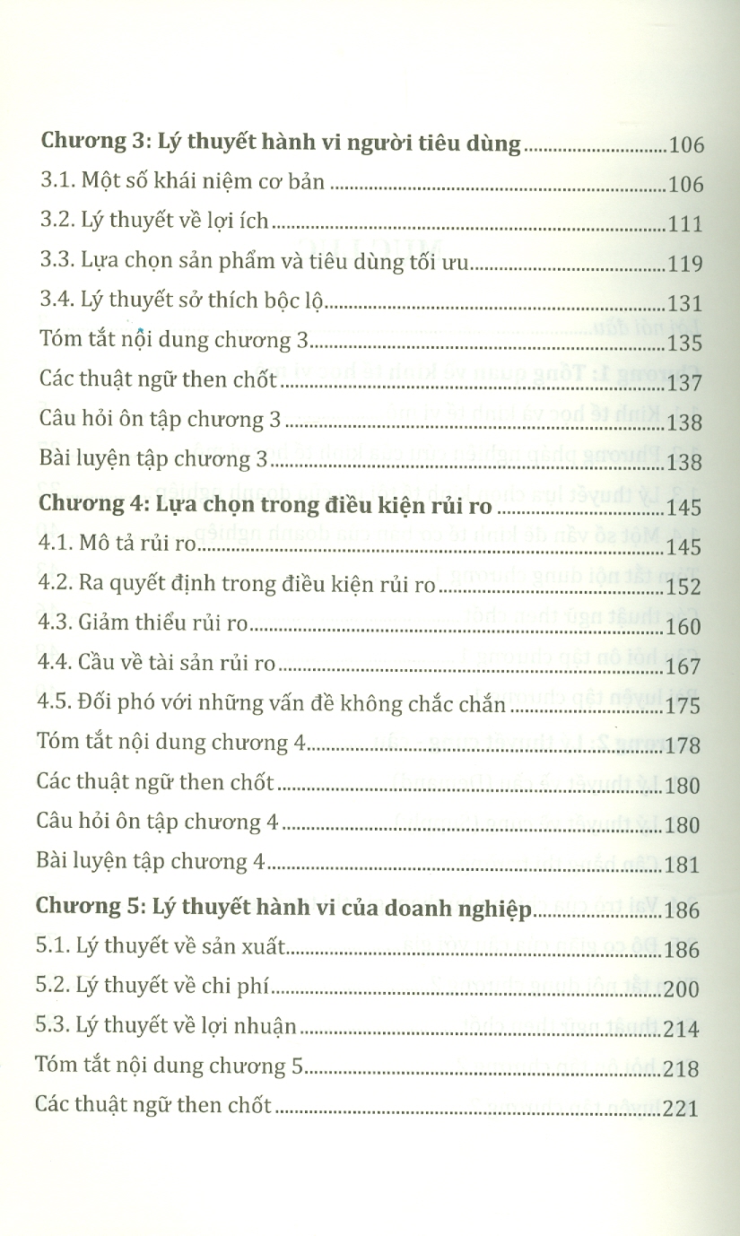 Giáo Trình Kinh Tế Vi Mô - TS. Vũ Trọng Phong &amp; TS. Trần Thị Hòa - (bìa mềm)