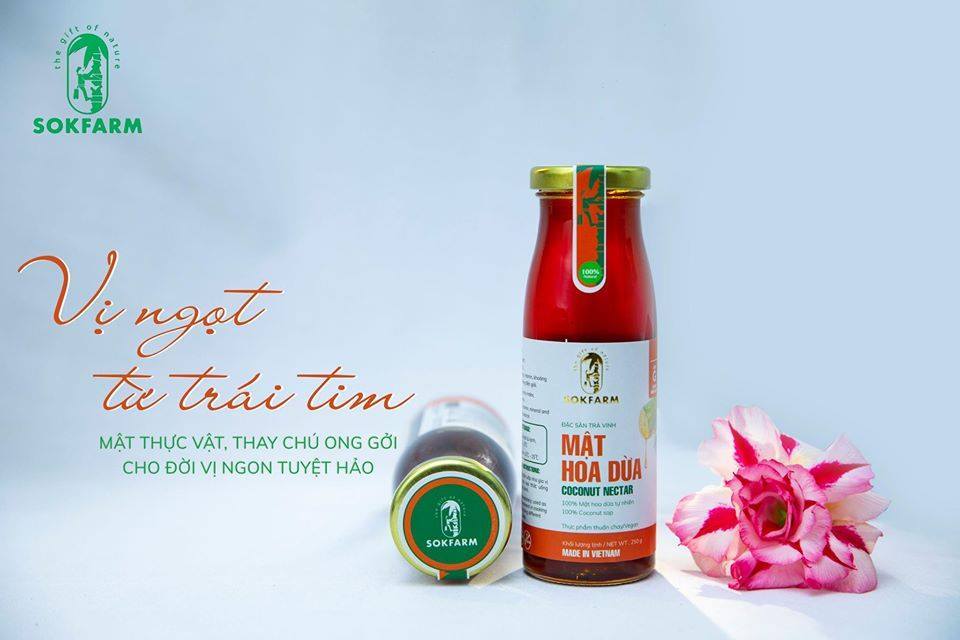 Mật hoa dừa Sokfarm - Ngon, An toàn, nhiều năng lượng