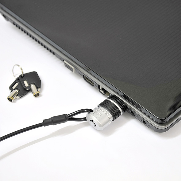 Khóa chống trộm dành cho laptop, Cpu  tại cổng USB 2.0 (Màu đen) - Hàng nhập khẩu