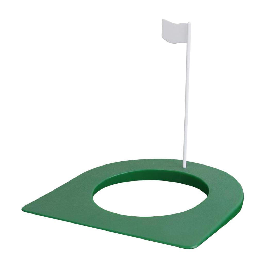 Golf Putting Practice Cup Hole Training Aids with 5x Rubber Tees Tee Holder