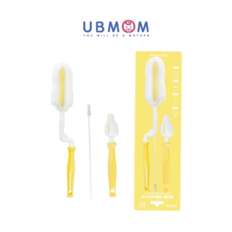 Dụng cụ rửa bình sữa UBMOM cao cấp (set 3 cái )