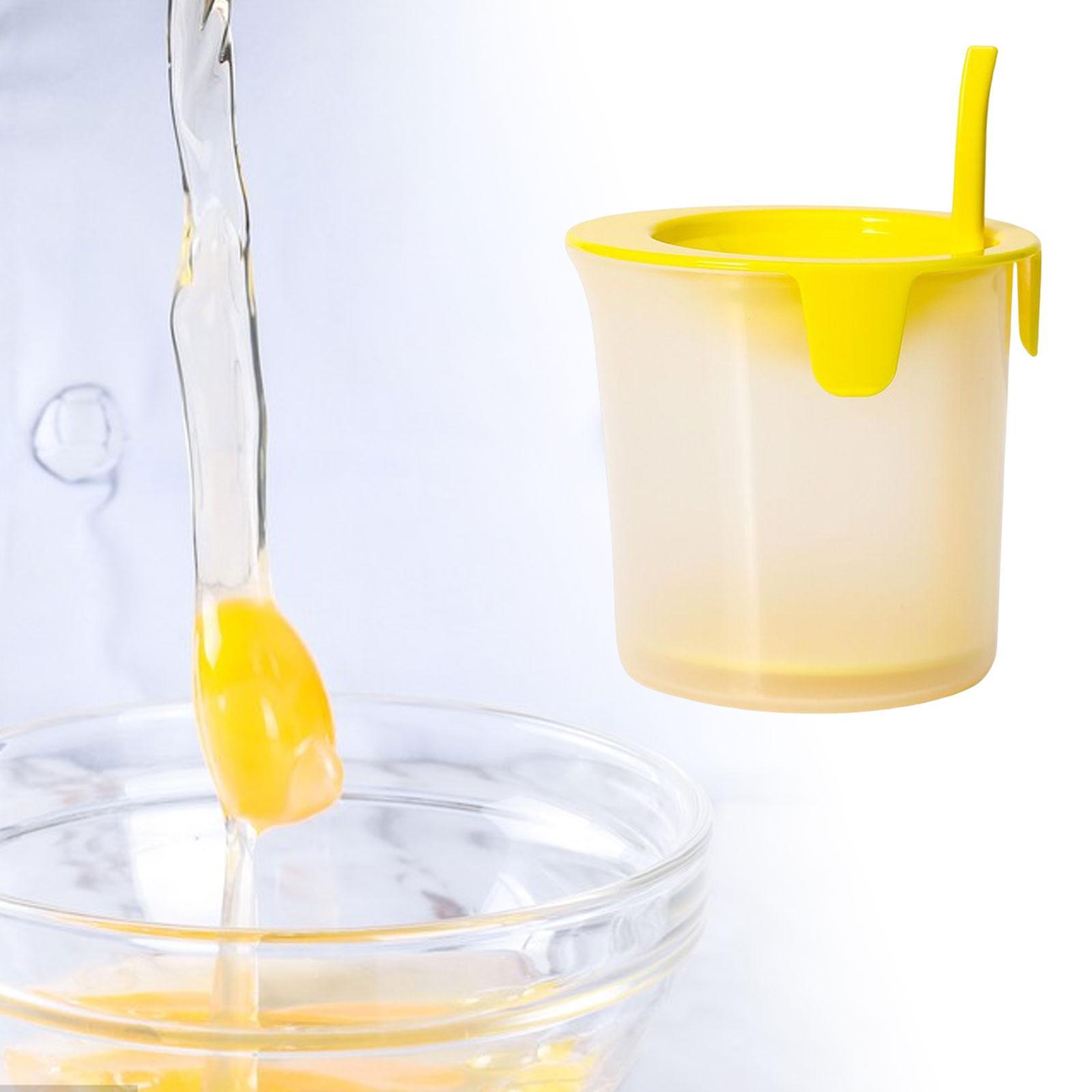 Portable Egg Yolk Separator Removable Manual Hand Durable Practical Cream Bubbler Egg Yolk Egg White Separator for Bakery Tool Accessories