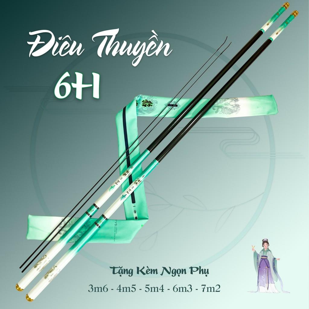 Cần câu tay Điêu Thuyền 6h - 19i tặng kèm đọt phụ AnhNam-Fishing