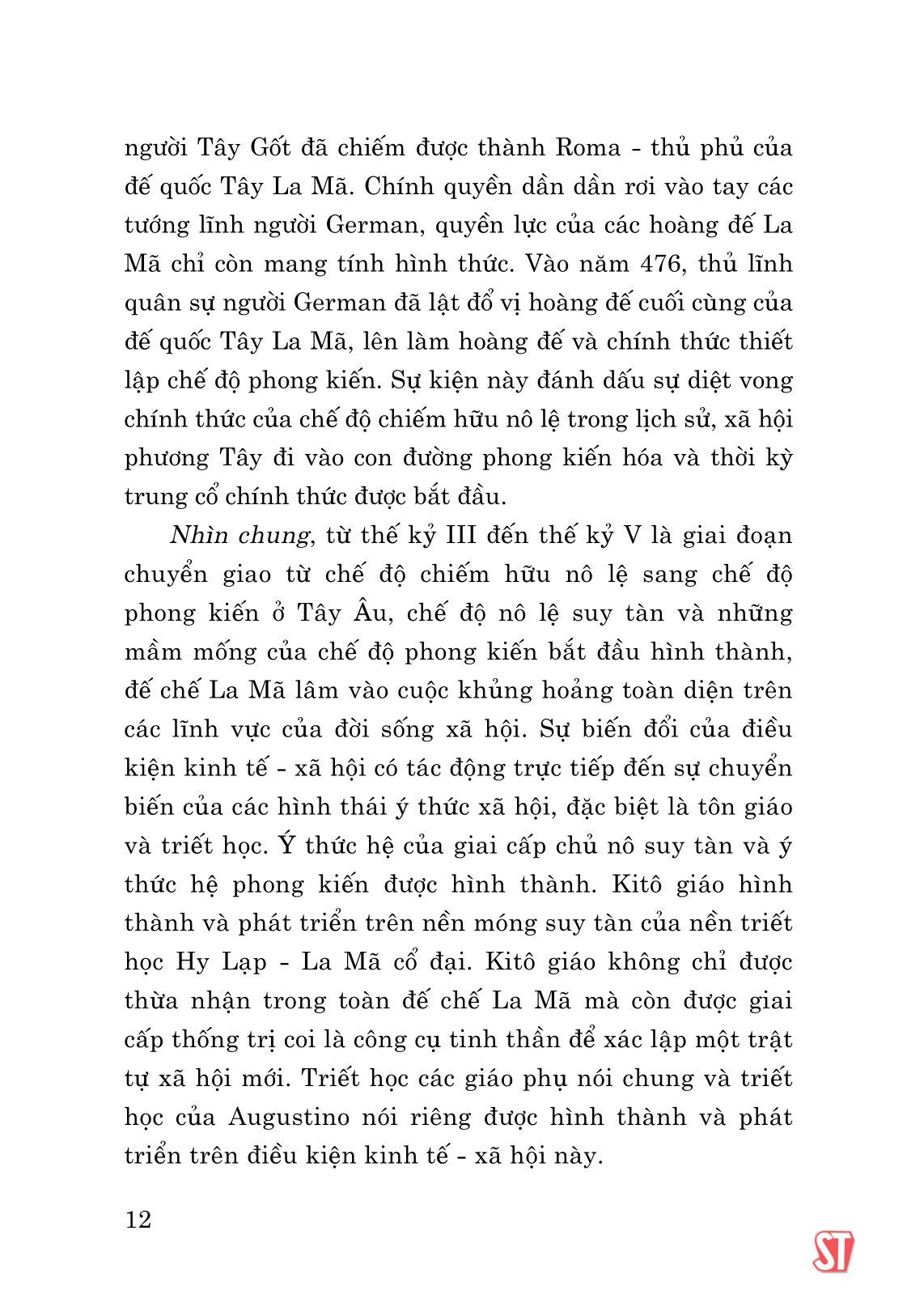 Triết Học Tôn Giáo Của Augustino