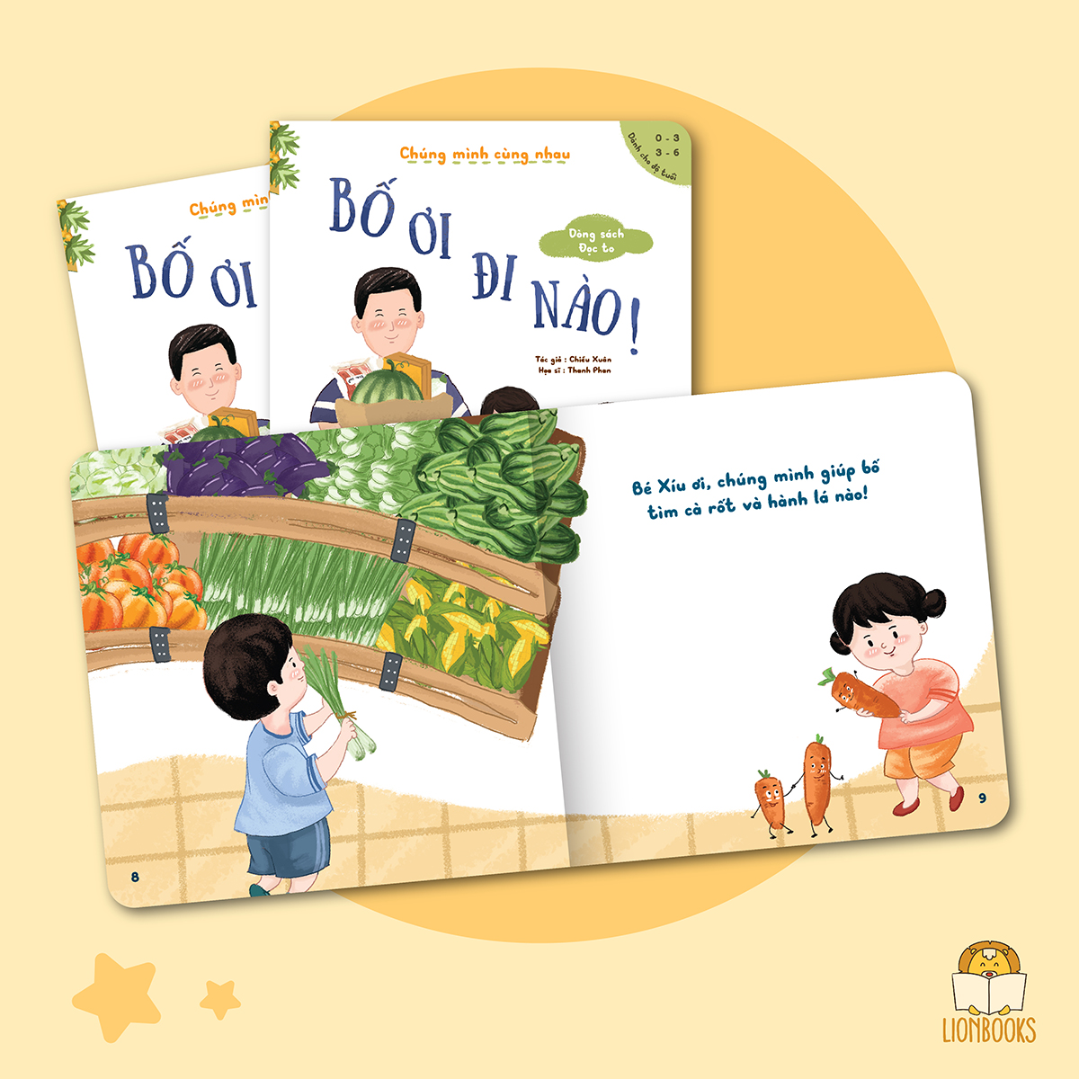 Set 3 cuốn Chúng Mình Cùng Nhau - Sách Cho Bé 0-3 4-6 Tuổi Gắn Kết Tình Cảm Gia Đình