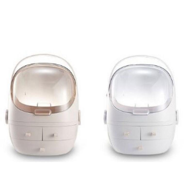Kệ đựng mỹ phẩm du lịch mini 33.5*26*22cm hạn chế bụi bẩn, bảo vệ mỹ phẩm