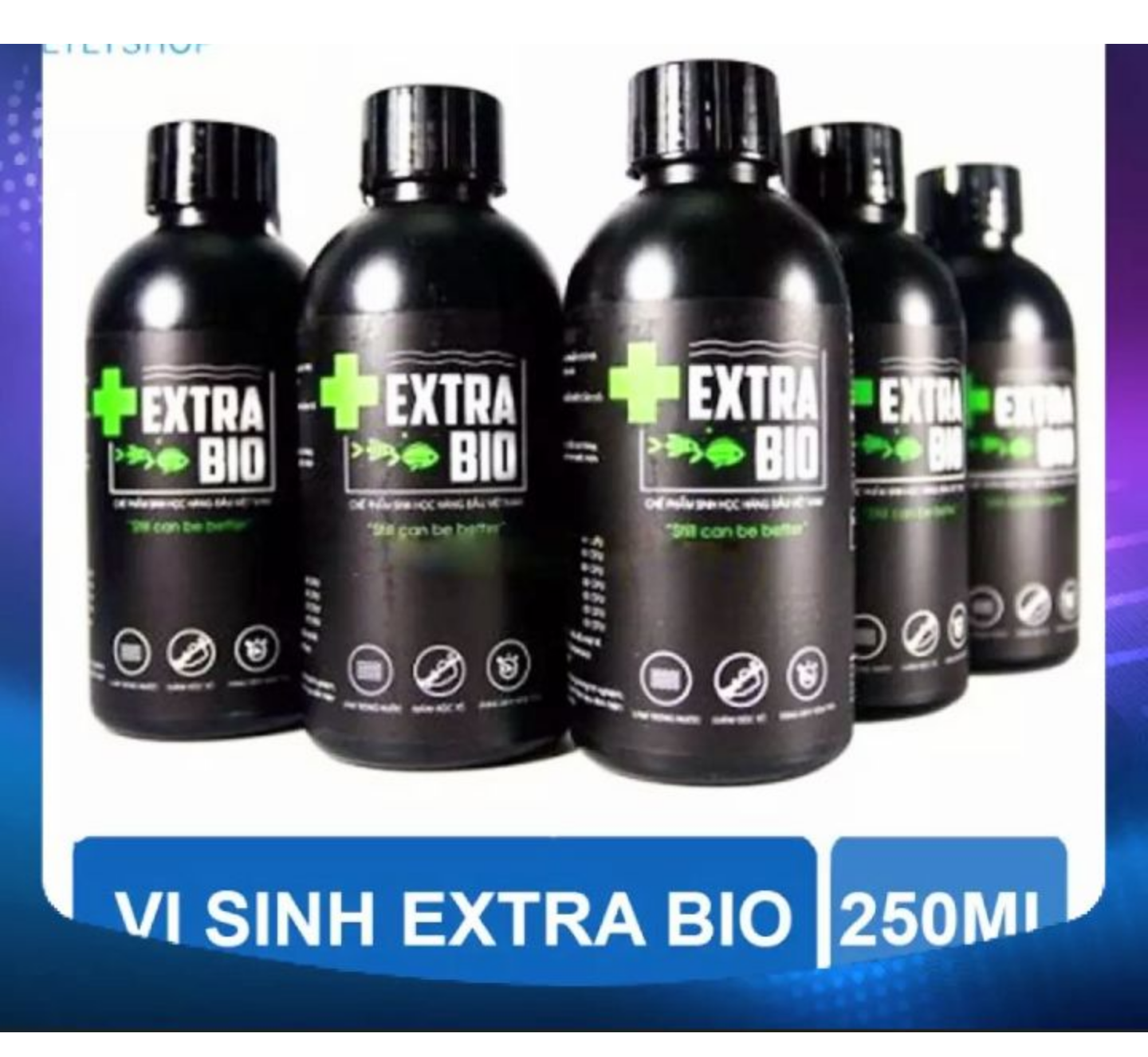 1 CHAI NƯỚC VI SINH EXTRA BIO XỬ LÝ NƯỚC LÀM TRONG NƯỚC SẠCH NƯỚC KHỬ MÙI CHO BỂ CÁ HÀNG CHUẨN CHẤT LƯỢNG NHƯ HÌNH