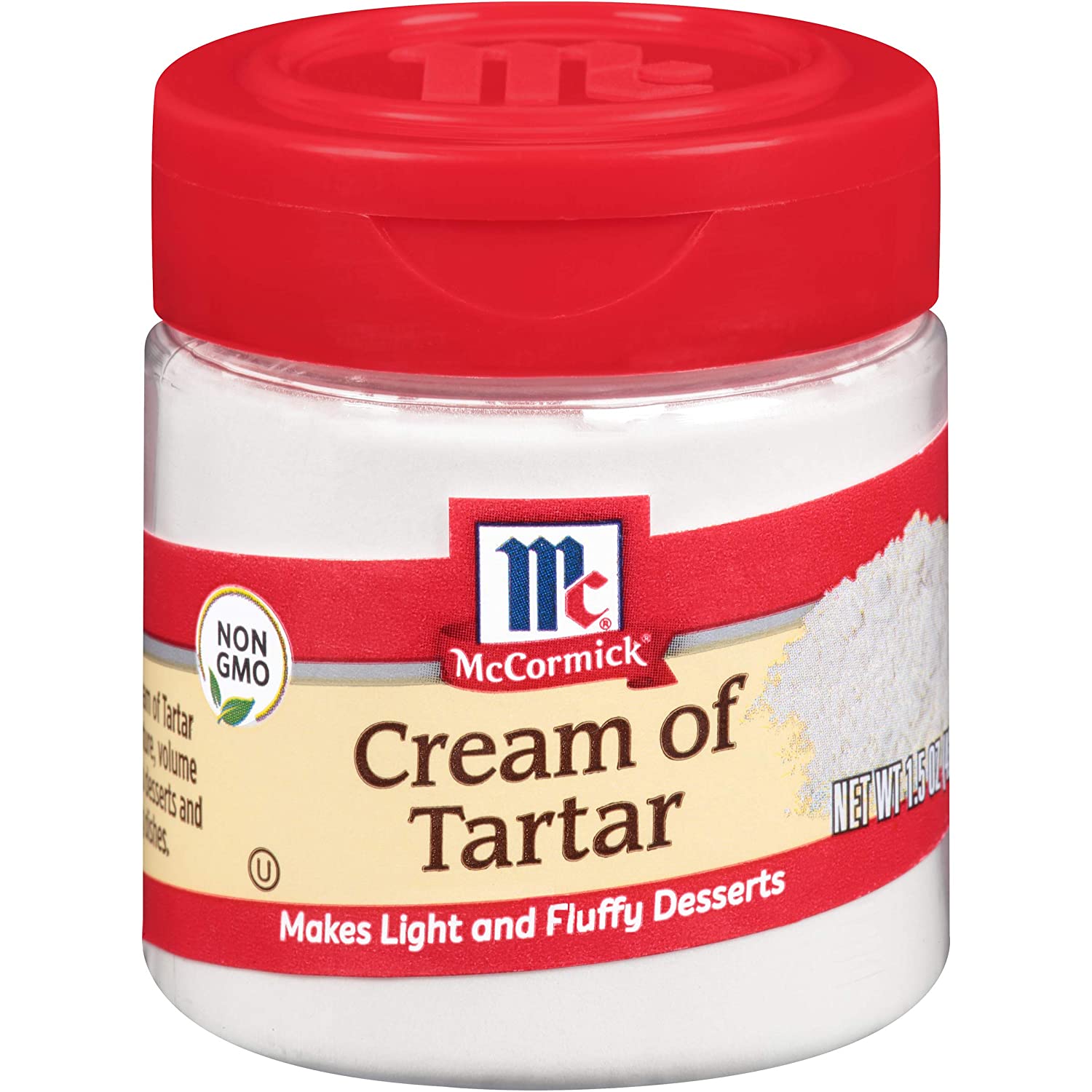 BỘT KEM TARTAR LÀM BÁNH McCormick Cream Of Tartar, Baking, Non GMO, 42g (1.5 oz)