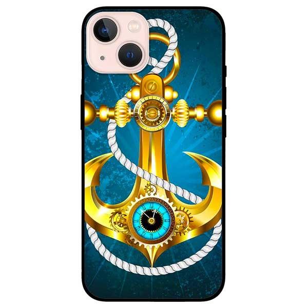 Ốp lưng dành cho Iphone 13 Mini - Iphone 13 - Iphone 13 Pro - Iphone 13 Pro Max - Neo Vàng Nền Xanh