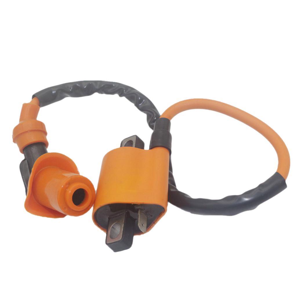 Motorcycle Performance Ignition Coil for Honda CG125 200cc 250cc - Orange