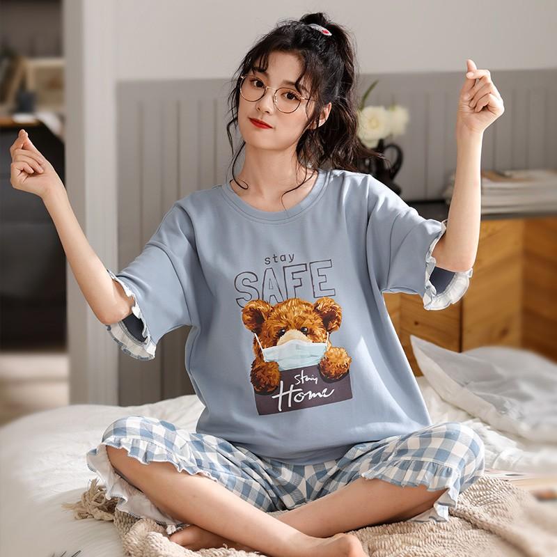 Set đôi nam nữ quần lửng phù hợp các cặp đôi, nhóm bạn dùng làm dresscode trong các buổi party mùa hè