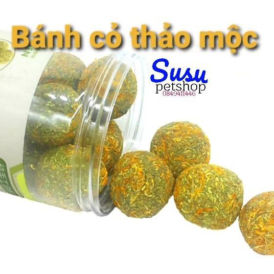 Bánh cỏ thảo mộc cho Thỏ, Bọ và Chinchilla, Hamster