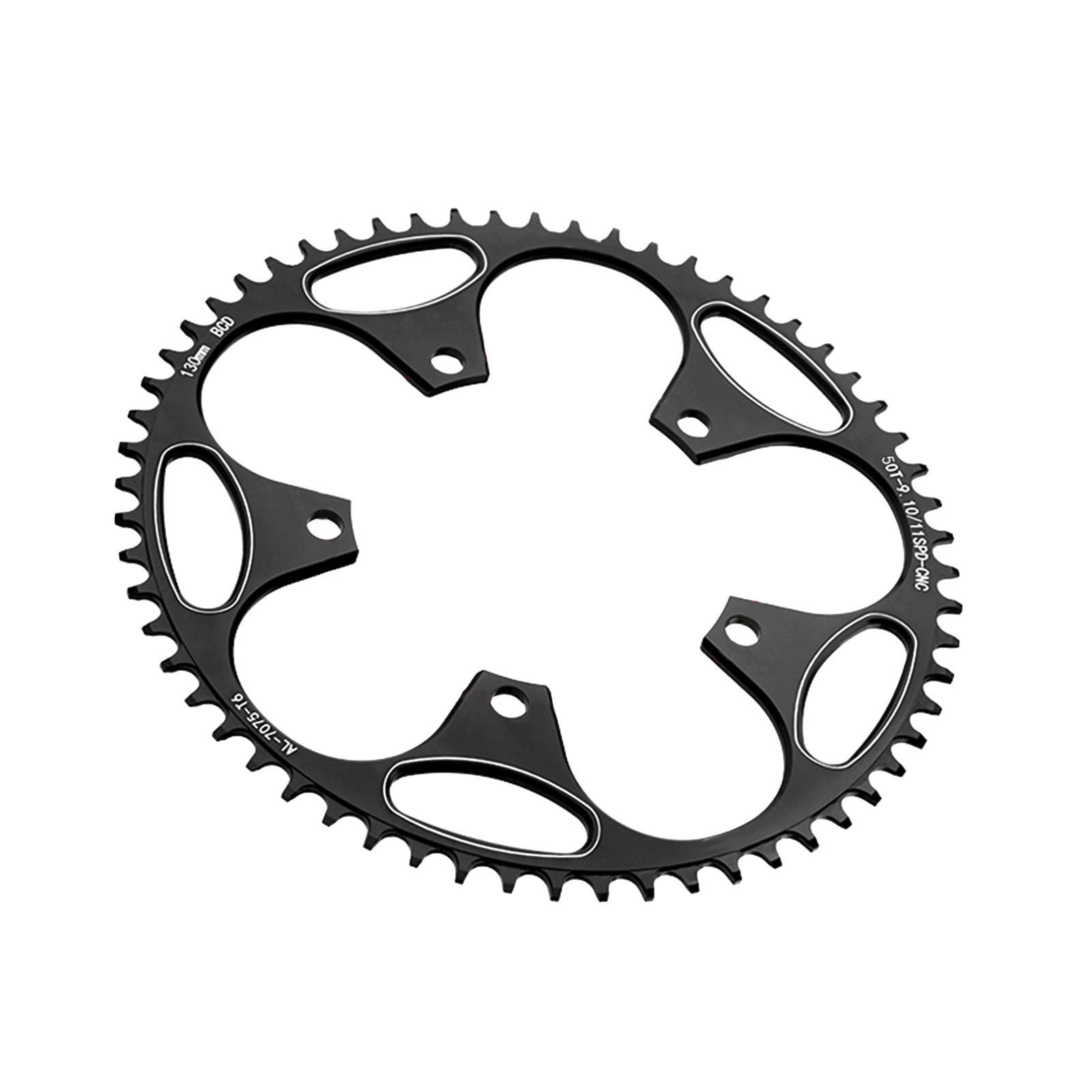 Bike Narrow Wide Chainring 130mm BCD Bike Chainring for Road Bike