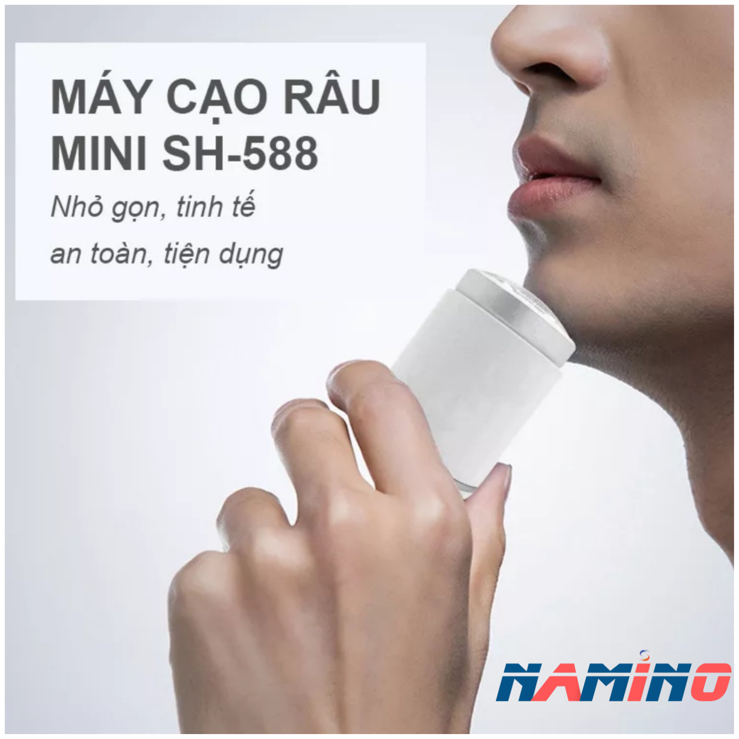 Máy cạo râu mini không dây sạc pin, chống trầy , chống nước tuyệt đối - Tiêu chuẩn Nhật Bản