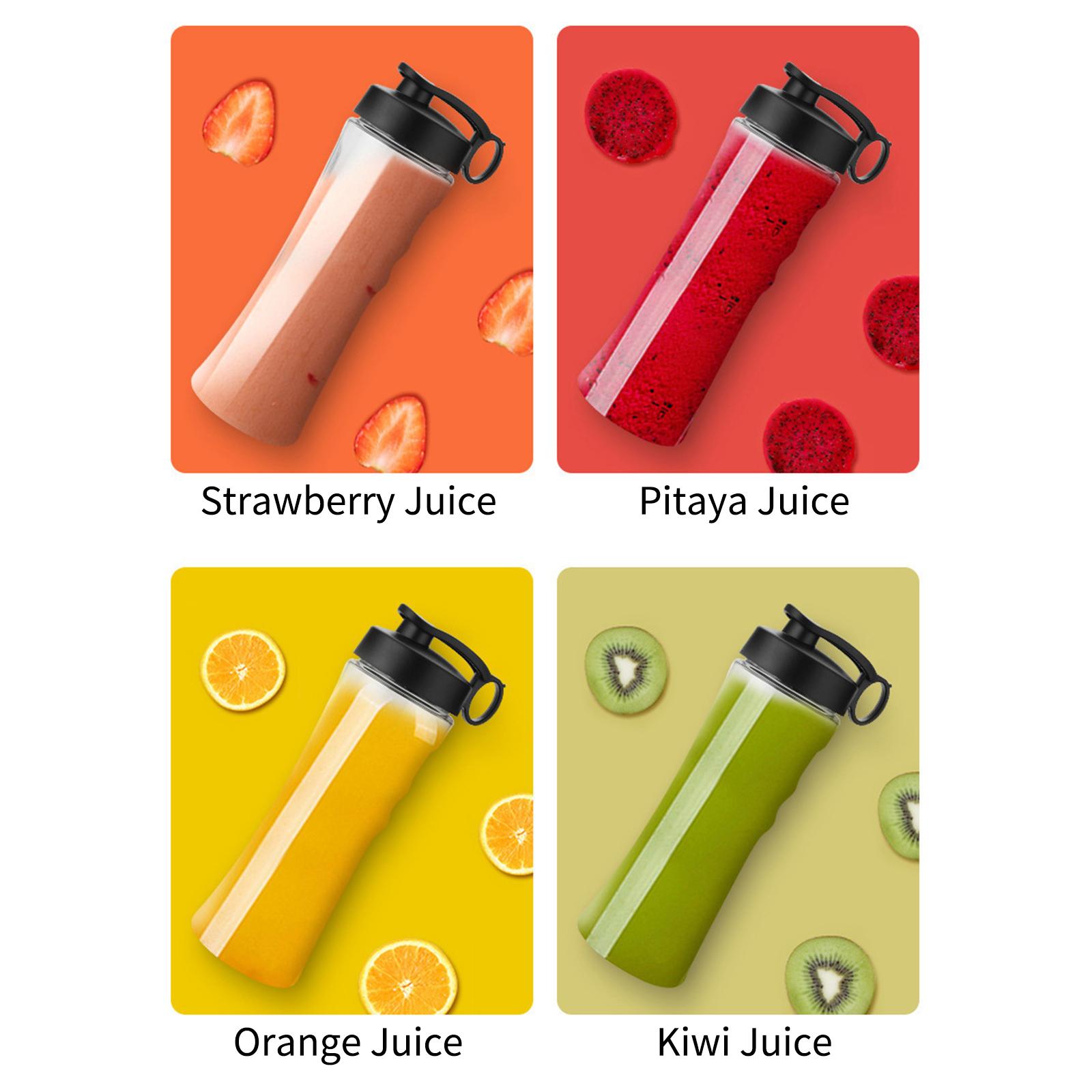 600mL Portable Juicer Electric Mixer Cup Smoothie Blender Shakes Fruit Vegetable Machine Milkshake Extractor