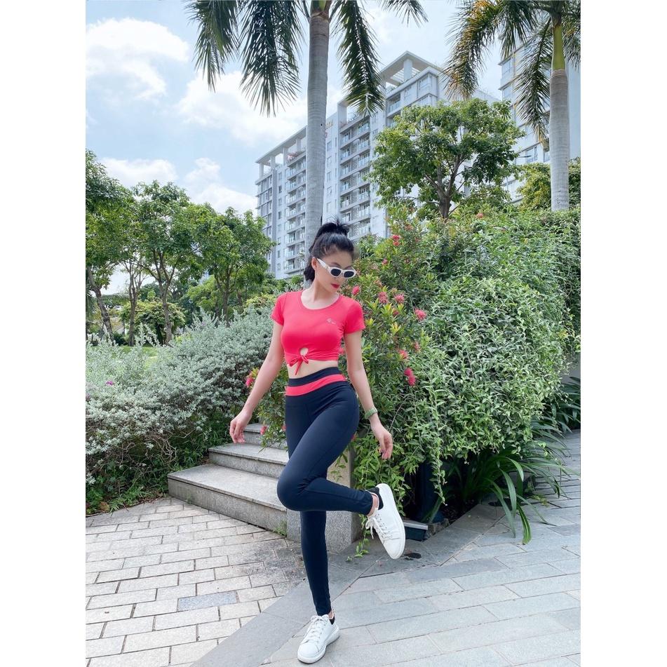 Bộ quần áo tập gym yoga nữ cao cấp co dãn 4 chiều nâng mông đồ tập gym yoga nữ