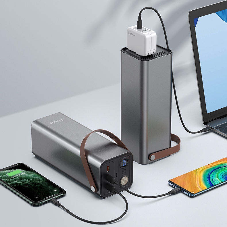 Trạm sạc dự phòng 220V 46200mAh Yoobao EN1 150W Sạc nhanh PD3.0 &amp; QC3.0 dùng nhiều thiết bị điện thoại laptop - Hàng chính hãng