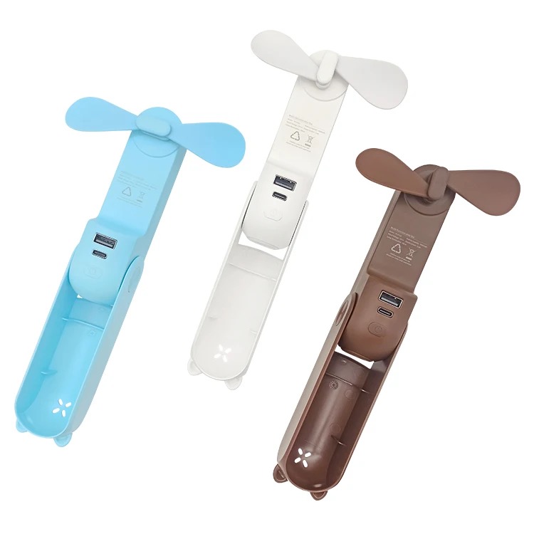 Quạt Cầm Tay Mini Tekkin Ti - 215 Kiêm Sạc Dự Phòng Đèn Pin 4800Mah2000Mah 3 In 1 - Hàng Chính Hãng Hàng Nhập Khẩu - 2000 Mah - Nâu