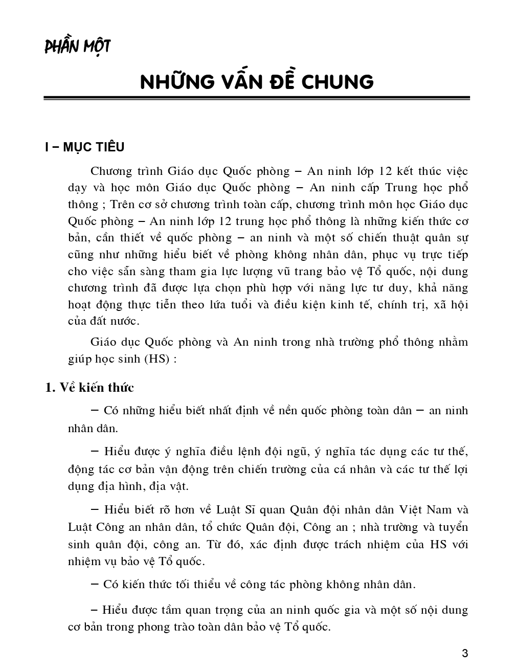 Giáo dục Quốc phòng - An ninh 12