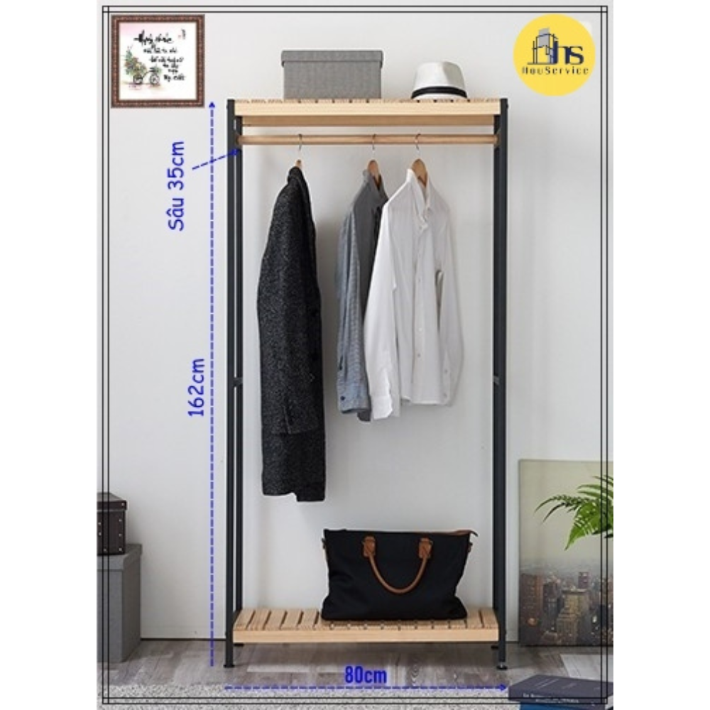 Kệ treo quần áo size L, Đơn giản, Tinh tế và sang trọng, sản phẩm xuất khẩu Hàn Quốc, đạt chất lượng Hàn Quốc